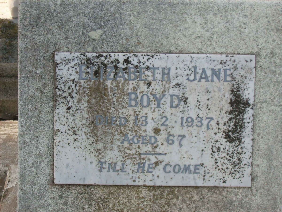 BOYD Elizabeth Jane --1937