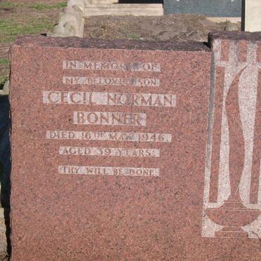 BONNER Cecil Norman -1946