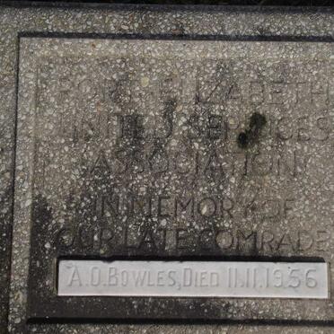 BOWLES A.O. -1956