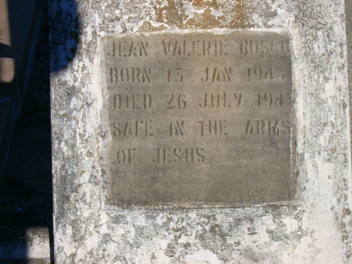 BOSCH Jean Valerie 1943-1943