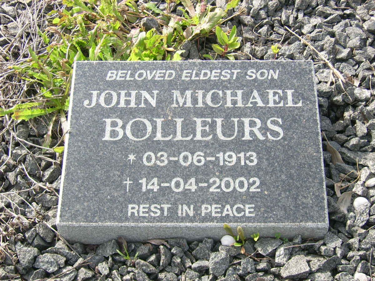 BOLLEURS John Michael 1913-2002
