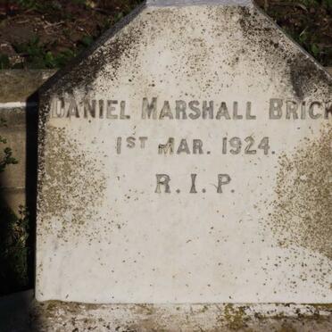 BRICK Daniel Marshall -1924