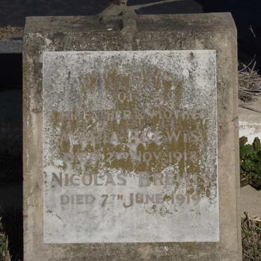BREWIS Nicolas -1919 &amp; Maria -1918