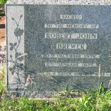 BREWER Robert John 1938-1952