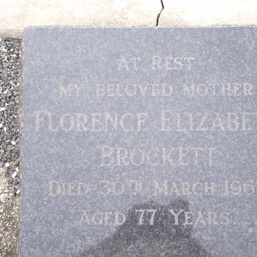 BROCKETT Florence Elizabeth -1963