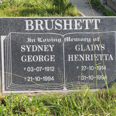 BRUSHETT grave