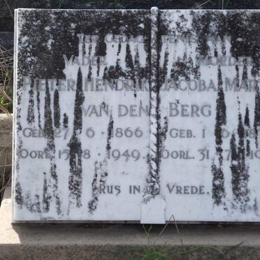 BERG Pieter Hendrik, van de 1866-1949 &amp; Jacoba Martina 1870-1949
