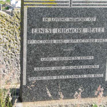 BEALE Ernest Dugmore 1882-1943