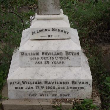 BEVAN William Haviland -1904 :: BEVAN William Haviland -1900