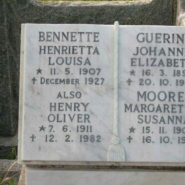 BENNETTE :: GUERINI :: MOORE