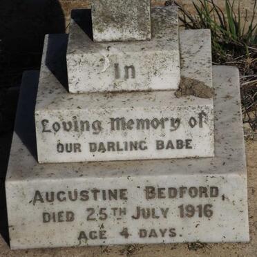 BEDFORD Augustine -1916
