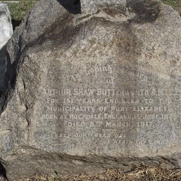 BUTTERWORTH Arthur Shaw 1873-1917