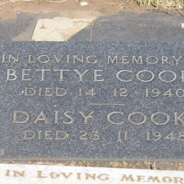 COOKE Bettye -1940 :: COOKE Daisy -1948