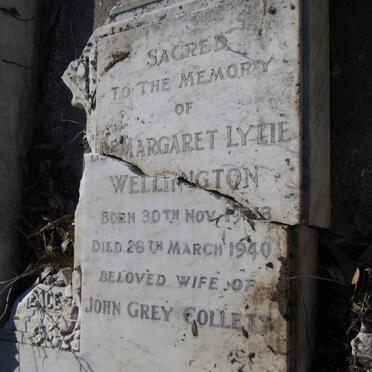 COLLETT Margaret Lylie nee WELLINGTON 1913-1940