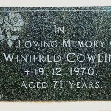 COWLIN Winifred -1970 