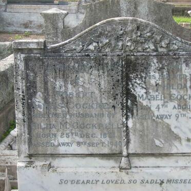 COCKRELL Robert James 1881-1940 &amp; Hilda Mabel 1886-1966