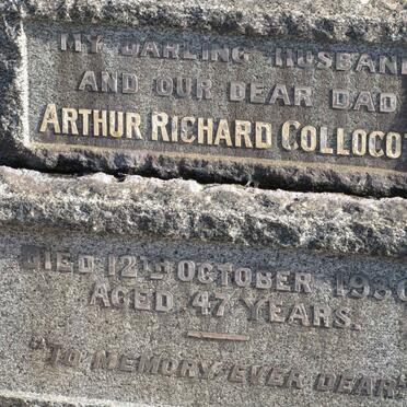 COLLOCOTT Arthur Richard -1930