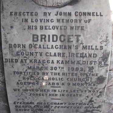 CONNELL Bridget -1903