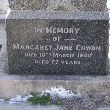 COWAN Margaret Jane -1940