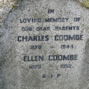 COOMBE Charles 1878-1944 &amp; Ellen 1879-1952