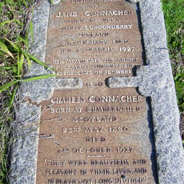 CONNACHER Charles 1860-1927 &amp; Jane 1860-1927 :: CONNACHER William Simpson 1885-1938