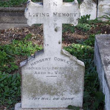 COWLEY Herbert -1893