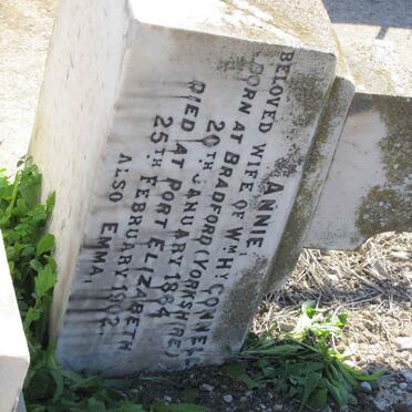 CONNELL Annie 1864-1902 :: CONNELL Emma 1888-1891