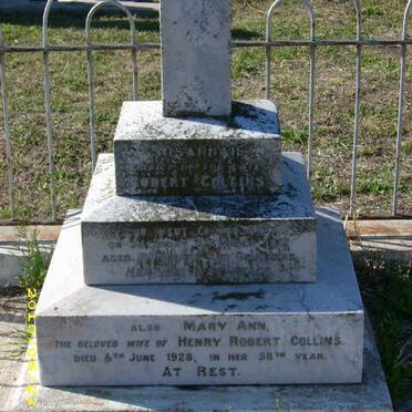 COLLINS Susannah -1913 :: COLLINS Mary Ann -1928