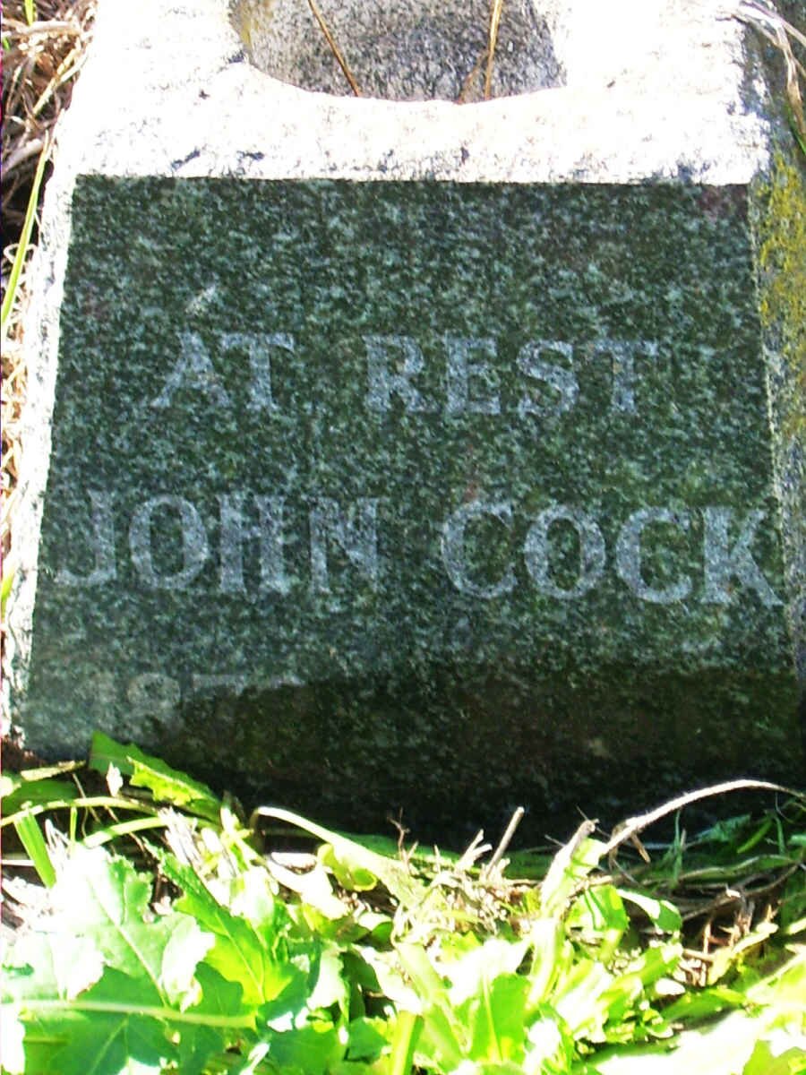 COCK John 1878-1951