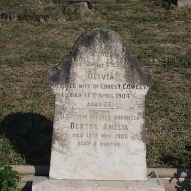 COWLEY Olivia -1904 :: COWLEY Bertha Amelia -1903