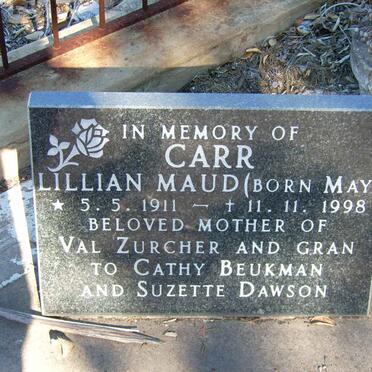 CARR Lillian Maud nee MAY 1911-1998