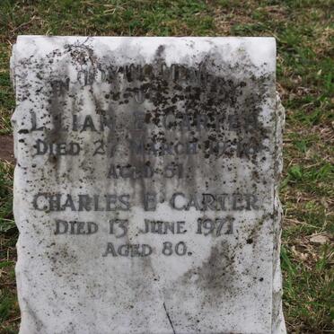 CARTER Charles -1971 &amp; Lilian E. -1946
