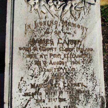 CARNEY James -1906 &amp; Margaret -1920