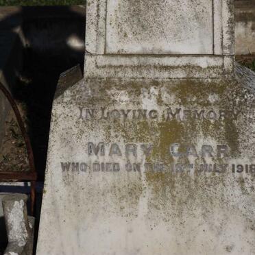 CARR Mary -1918