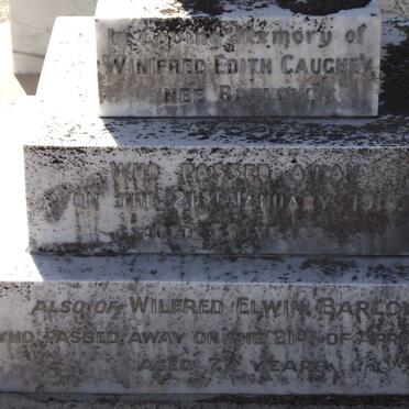 CAUGNEY Wilfred Elwin -1892 &amp; Winifred Edith BARLOW -1910