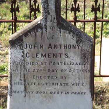 CLEMENTS John Anthony -1899