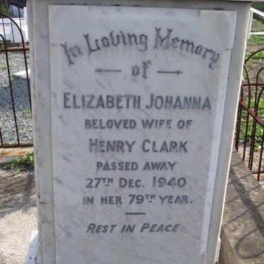 CLARK Elizabeth Johanna -1940