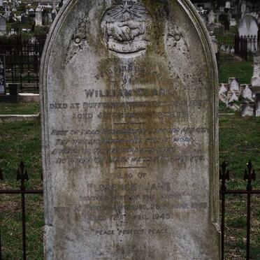 CLARK William -1899 &amp; Florence Jane 1865-1945