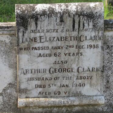 CLARK Arthur George -1940 &amp; Jane Elizabeth -1938