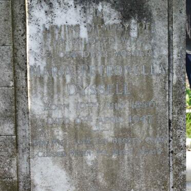 DYSSELL Maria Petronella 1886-1947