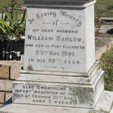 DARLOW William -1901 :: Gwendoline Ruby 1896-1896