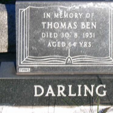 DARLING Thomas Ben -1951