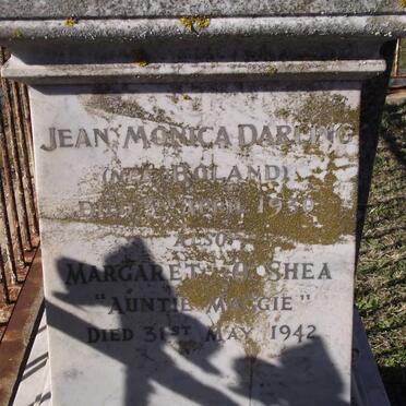 DARLING Jean Monica nee BOLAND -1930 :: O'SHEA Margaret -1942