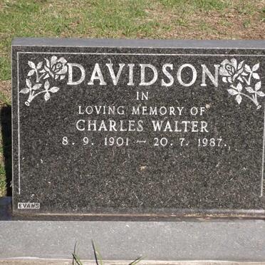 DAVIDSON Charles Walter 1901-1987