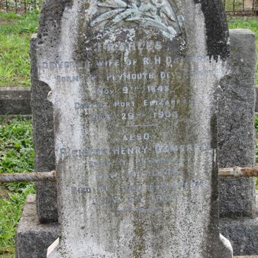 DAMARELL Richard Henry 1848-1901 &amp; Frances 1848-1900