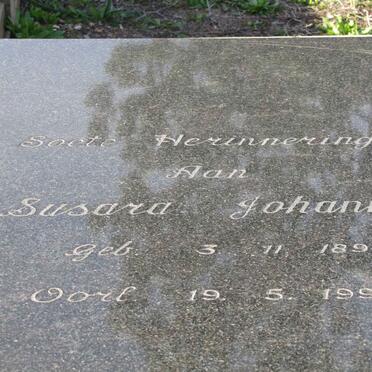 DALEN Susara Johanna, van 1898-1993