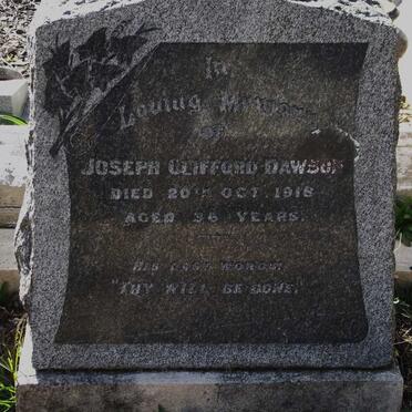DAWSON Joseph Clifford -1918
