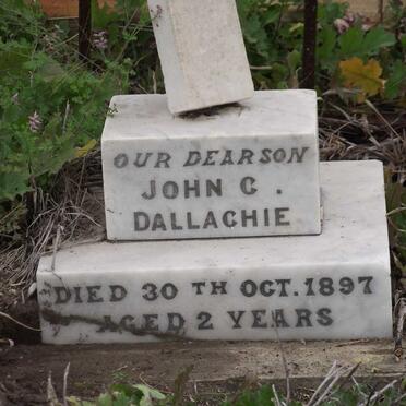 DALLACHIE John C. -1897