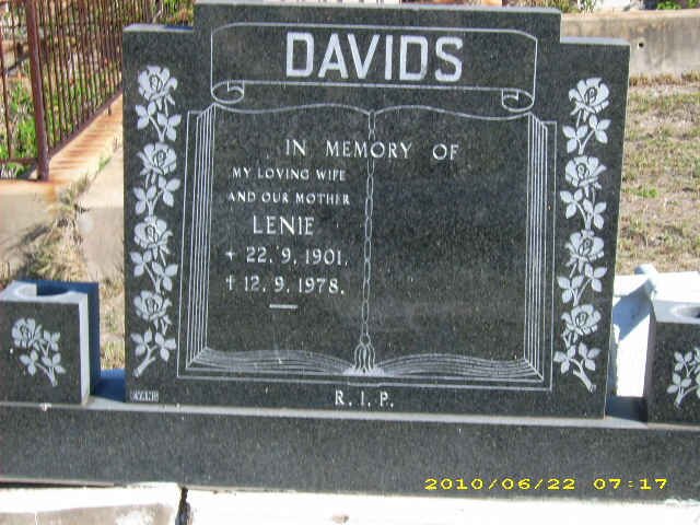 DAVIDS Lenie 1901-1978