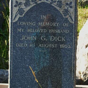 DICK John G. -1953